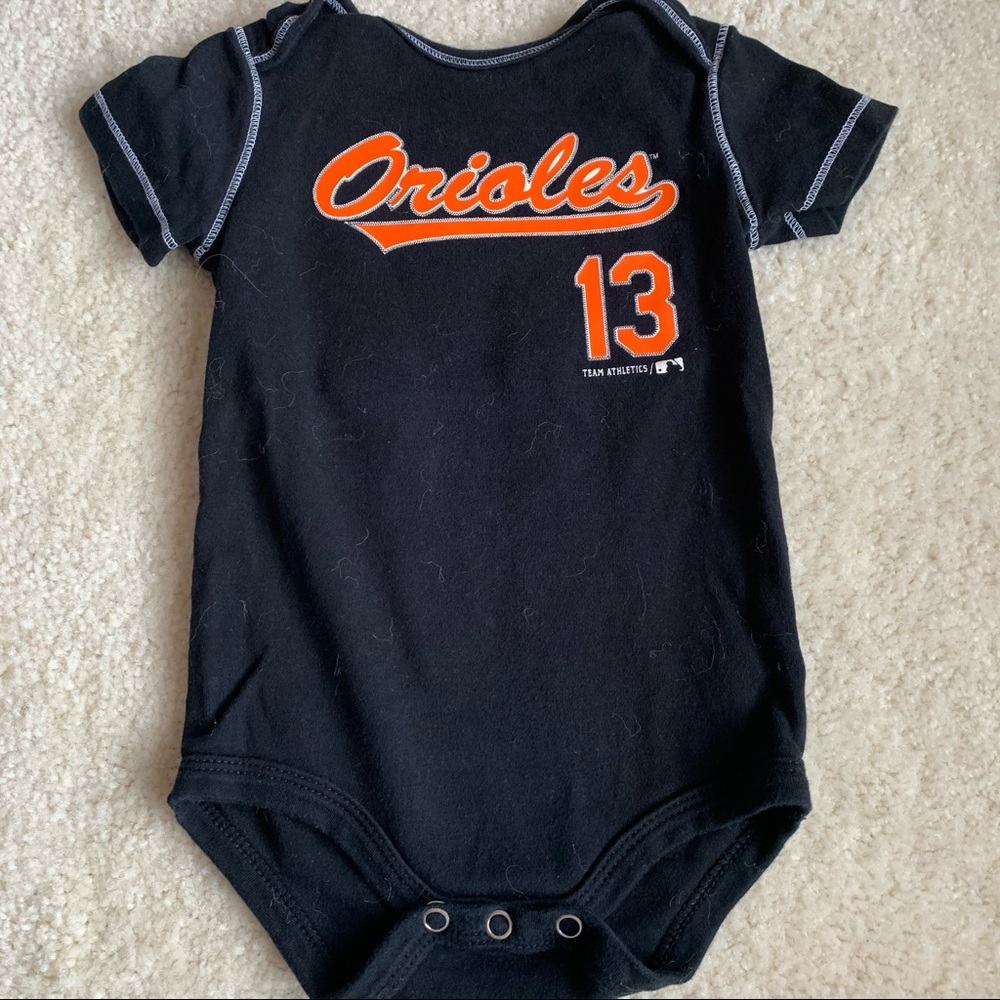 Orioles Baseball Shirts and Onesie (set of 3) - Picture 4 of 5